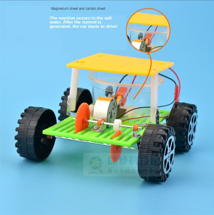 Bộ Lắp Ráp Tự Làm Cho Xe Hơi Nước Muối Thí Nghiệm Khoa Học Sáng Tạo Đồ Chơi Giáo Dục Trẻ Em Sản Xuất Công Nghệ Nhỏ Cho Học Sinh