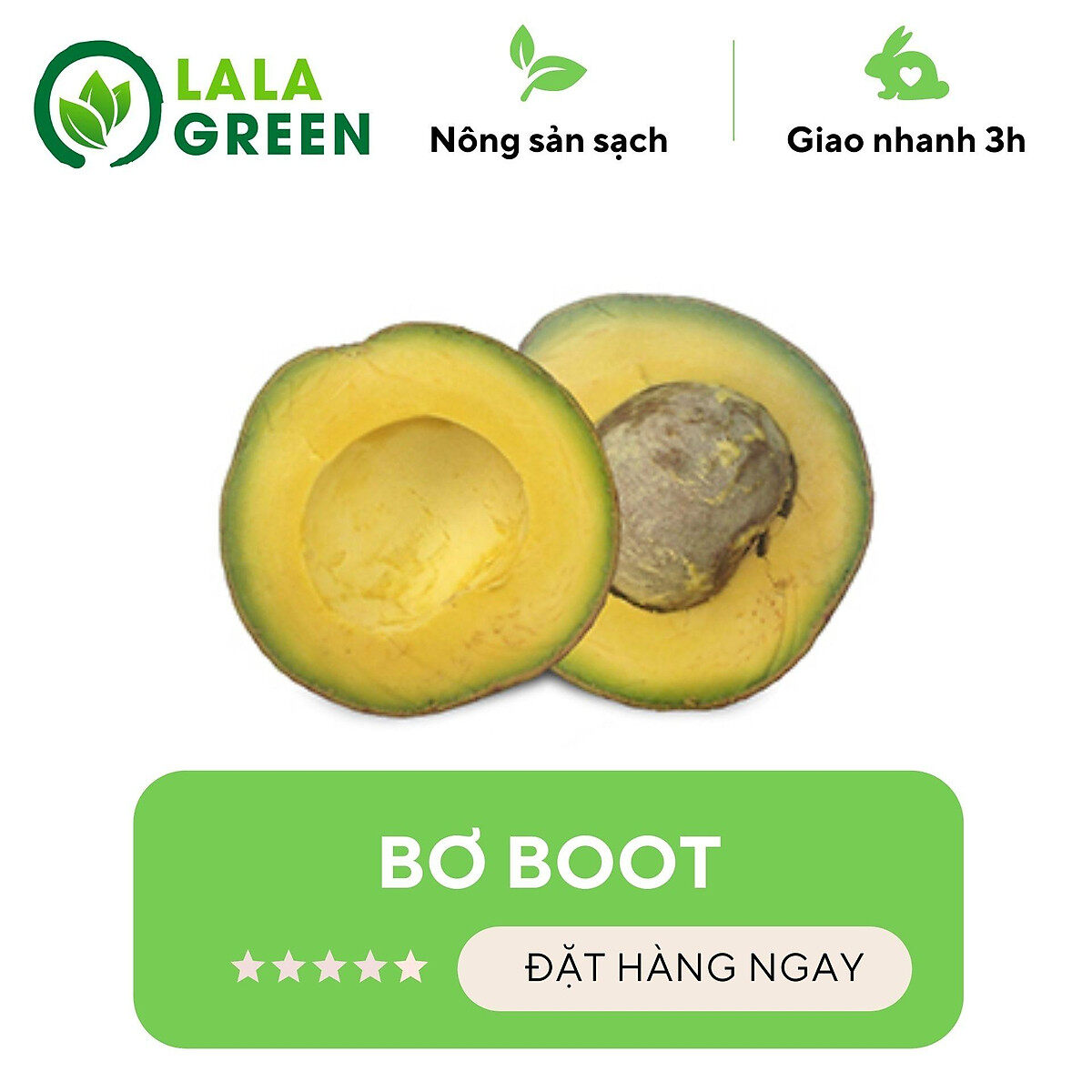 Bơ booth - 1kg