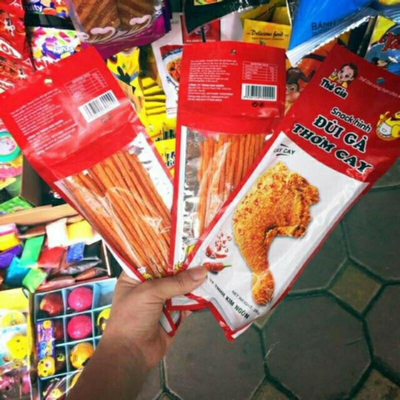 Bịch 30 gói đùi gà thơm cay
