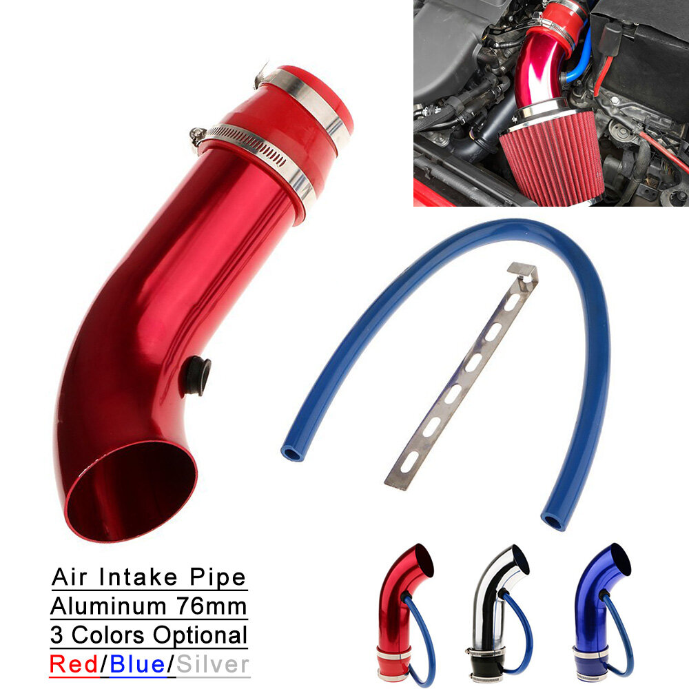 Phổ nhôm ống nạp không khí/hose bọc bộ lọc không khí hệ thống nạp ống bộ ống 76mm