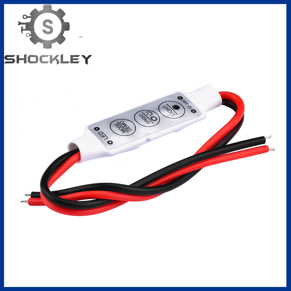 Shockley đèn led mini 12v với bộ điều khiển mờ và công tắc bật tắt 3528 5050