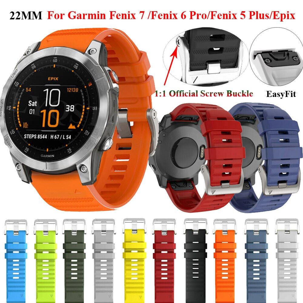 For Garmin EPIX Gen2 Smart Watch Bracelet Silicone 22 26mm Sport QuickFit Strap For Garmin Fenix 7X 6X Pro 5X/Forerunner 955 945 ราคา 378 บาท*ส่งฟรี
