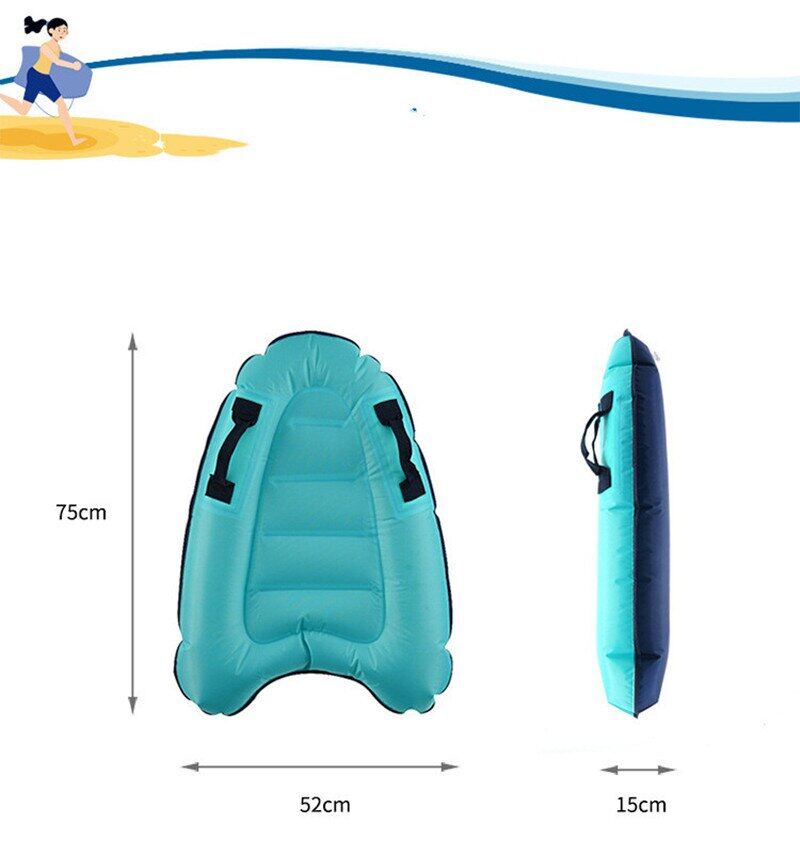 Đặc biệt cung cấp ngoài trời Inflatable ván lướt sóng di động bodyboard bơi cho trẻ em an toàn Trọng lượng nhẹ Kickboard lướt sóng biển wakeboard