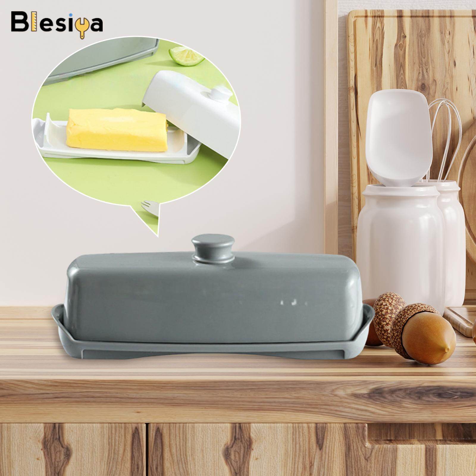 Blesiya Đĩa Đựng Bơ Đồ Nhà Bếp Dung Tích Lớn Cho Nhà Hàng Bánh Quy