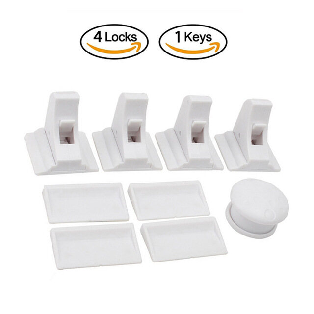 {hot} New Magnetic Child Lock Children Protection Baby Safety Lock Kids Drawer Latch Cabinet Door Lock Limiter Children Security Locks