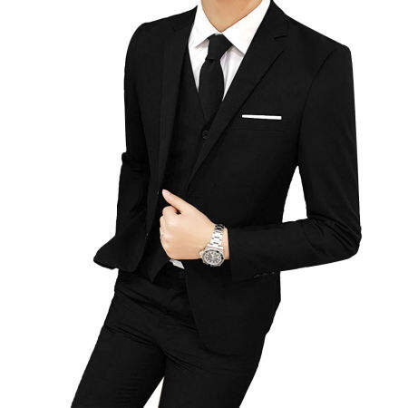 Cherise Plus Size Three-Piece Formal Suit Set for Men