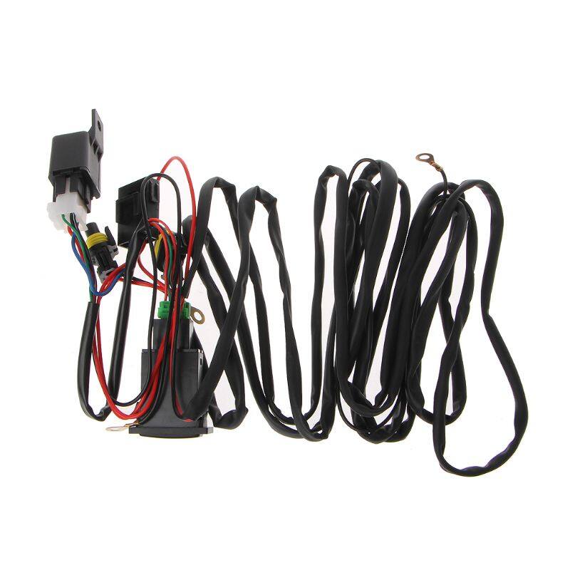 Dây nối rơ le 12v 40a thông dụng với bộ công tắc bật/tắt, cho xe ô tô led đèn sương mù