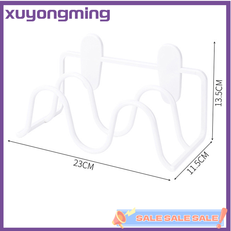 Xuyongming hai lớp Giá để giày kệ giày lưu trữ Tổ Chức Gắn tường Dép Kệ treo dép giá chủ dụng cụ sắp xếp giày