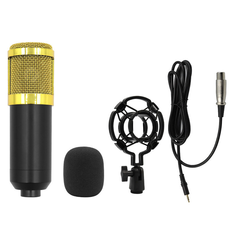 KEBETEME BM800 Condenser Recording Microphone For Laptop Windows YouTube Voice Recording