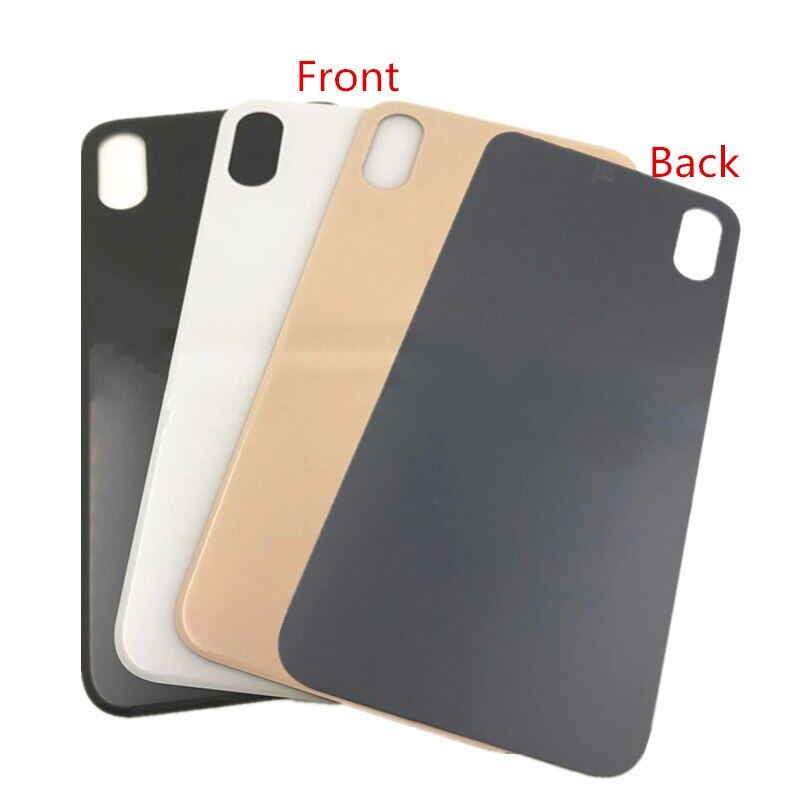 Nắp đậy pin mặt sau kính lỗ lớn cho iphone x xs xs max ốp lưng cửa sau ốp lưng kính có logo