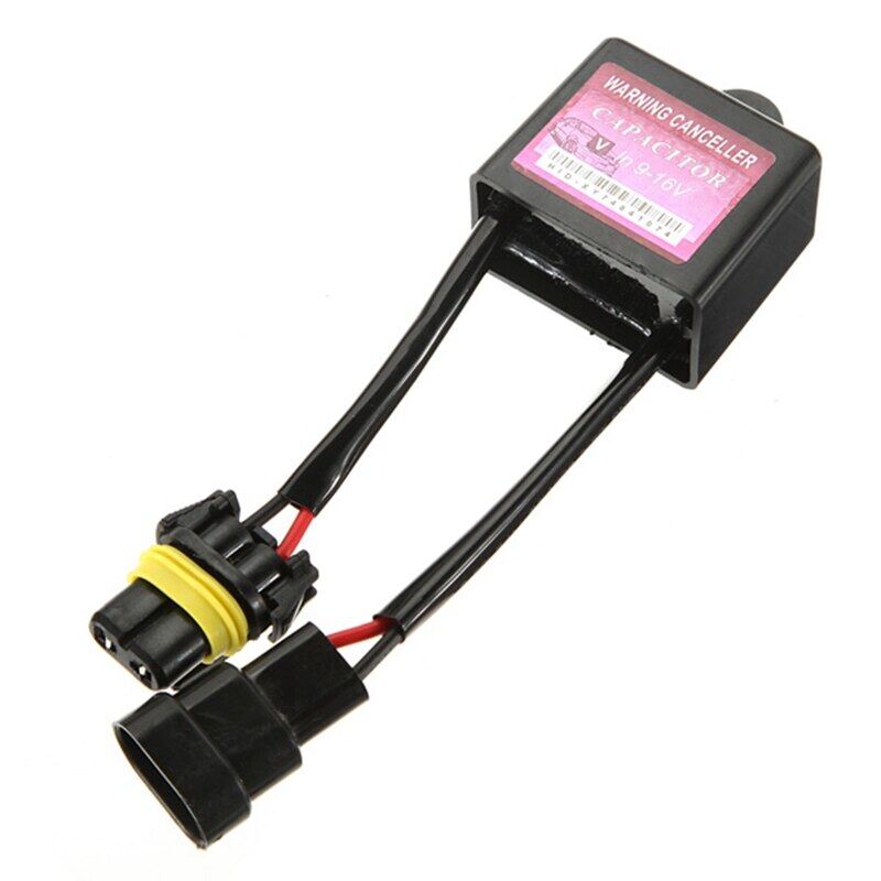 1pcs Bulb Socket Connector Hid Kit Error Warning Canceller H1 9005 9006 Canbus Capacitors Computer Decoder Dropshipping