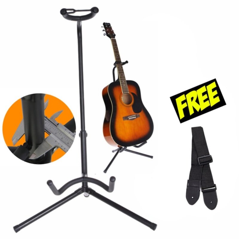 Adjustable Folding Guitar Stand Holder Tubular Deisgn Universal for Acoustic Electric Guitar Bass Top Quality Malaysia