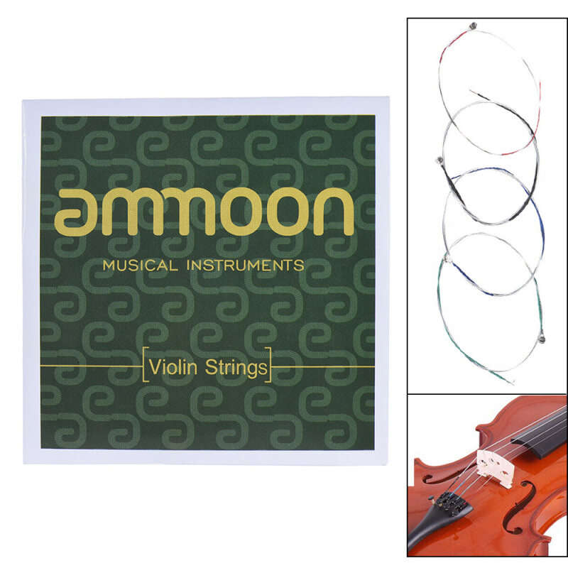 ammoon Full Set High Quality Violin Strings Size 4/4 & 3/4
Violin Strings Steel Strings G D A and E Strings Malaysia