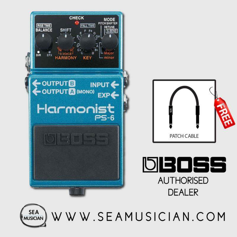 BOSS PS-6 HARMONIST GUITAR EFFECTS PEDAL WITH 2 FREE PATCH CABLE (PS6/PS 6) Malaysia