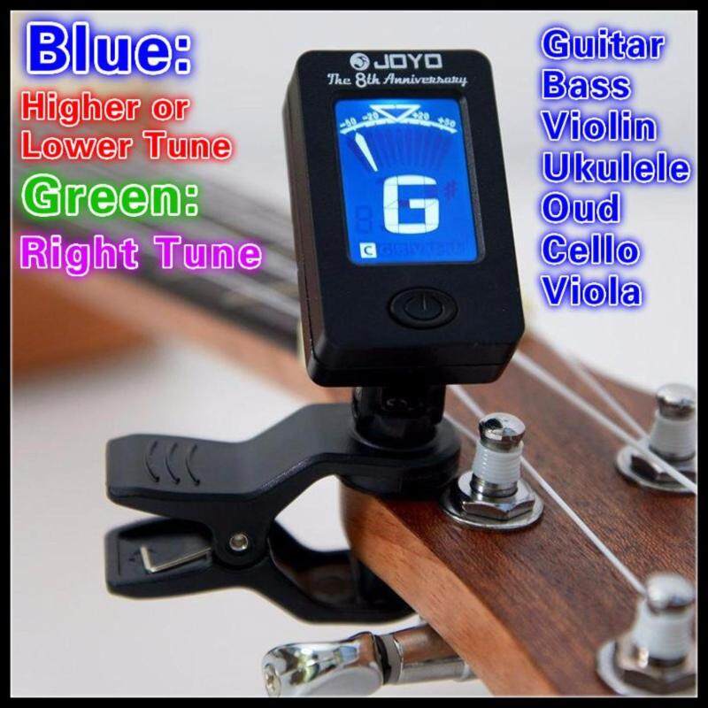 Clip-On Guitar Bass Ukelele Violin Tuner Automatic Digital Tone
Tuner Capo for Acoustic Electric Acoustic Guitar Bass Chromatic
Violin Ukulele Tuning Tool Clamp Malaysia