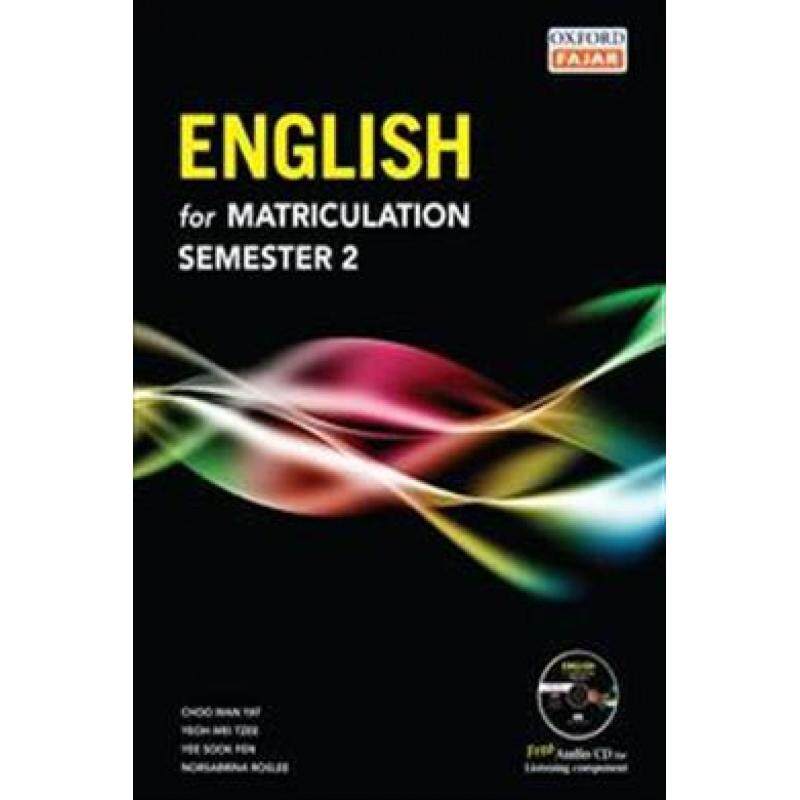 English for Matriculation Semester 2 Malaysia