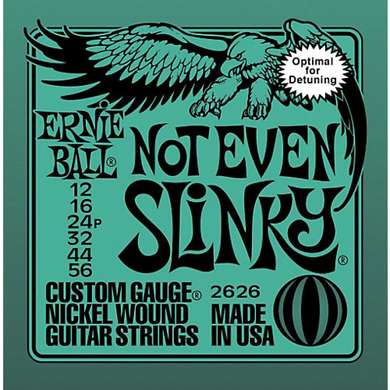 Ernie Ball 2626 Nickel Wound Electric Guitar Strings 12-56 Not Even
Slinky Malaysia