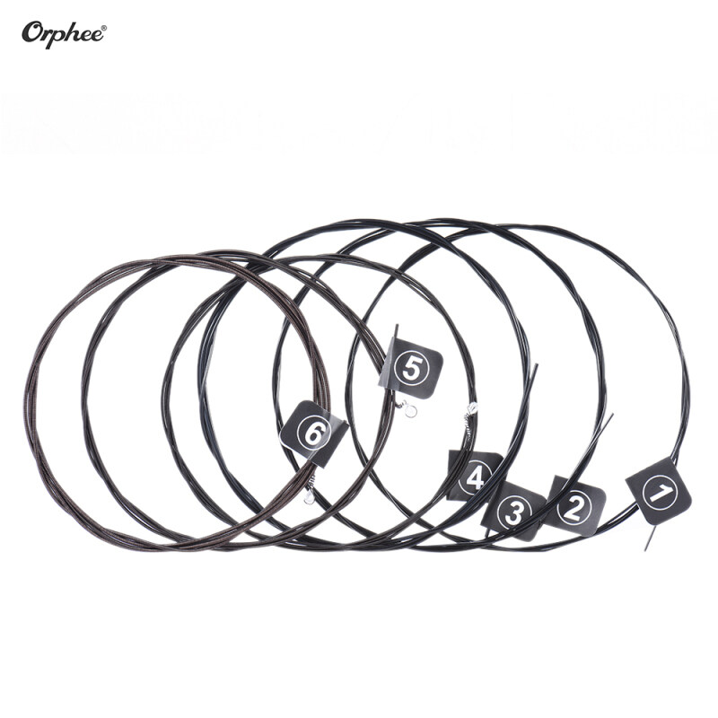 Orphee NX35-C Nylon Classical Guitar Strings 6pcs Full Set Replacement (.028-.045) Nylon Core Color Steel Plated Hard Tension Malaysia