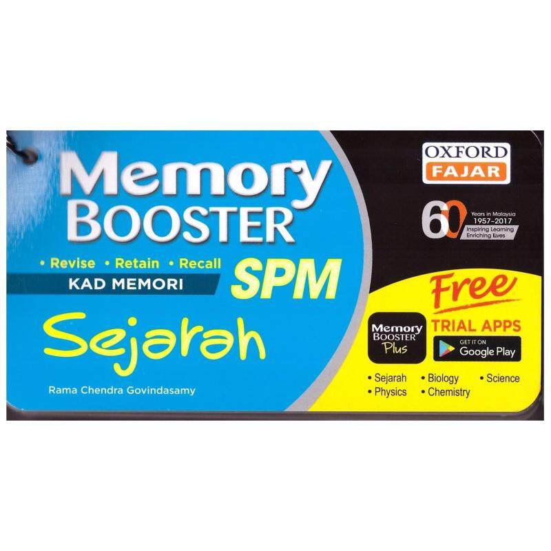 OXFORD FAJAR Memory Booster SPM Sejarah (MEMORY CARDS) Malaysia