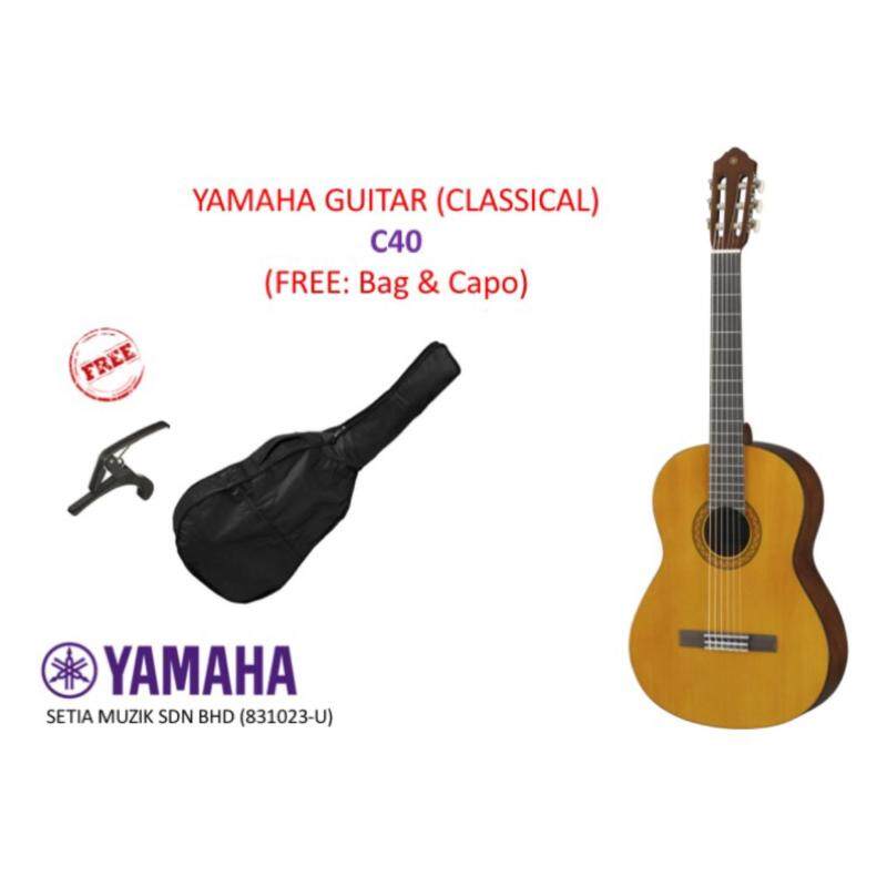 Yamaha C40 Classical Guitar (FREE: Bag & Capo) Malaysia