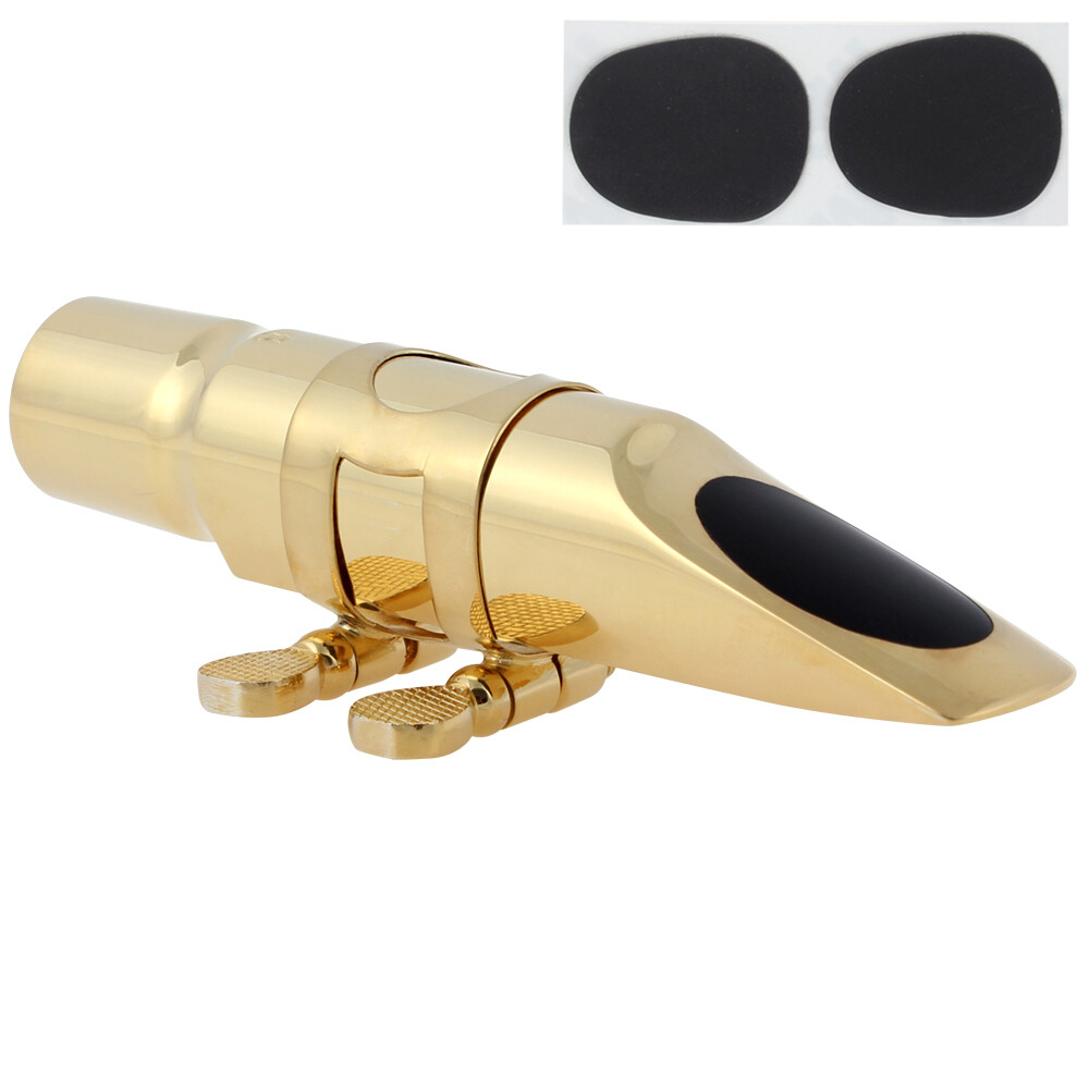 1pcs Professional Gold Plated Metal Tenor Saxphone Mouthpiece 8 for Jazz Music ราคา 1,066 บาท*ส่งฟรี