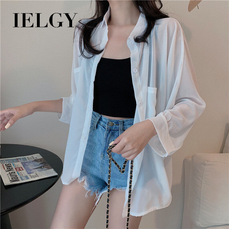 Buy White Polo Long Sleeve For Women 
