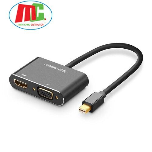 Cáp chuyển thunderbolt - mini displayport to hdmi + vga ugreen 20422 - hàng