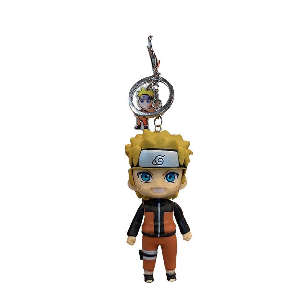 Fsfds mô hình anime bằng nhựa pvc búp bê sasuke móc khóa túi gaara ninja naruto móc chìa khóa kakashi móc khóa