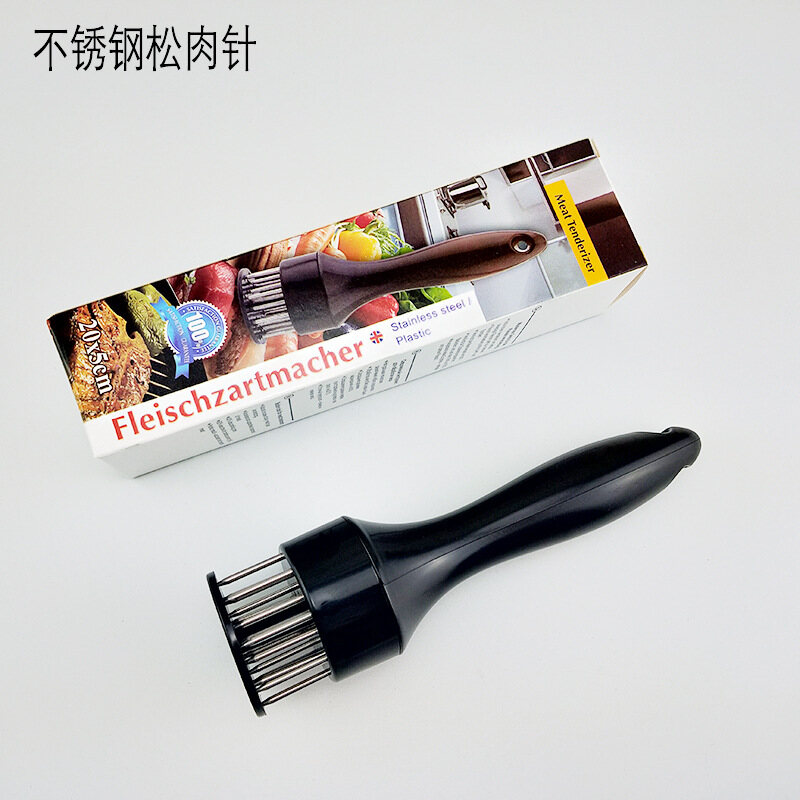 Stainless steel meat floss needle Pork chop tender meat needle Kitchen meat hammer meat hammer meat hammer steak meat floss machine yincang