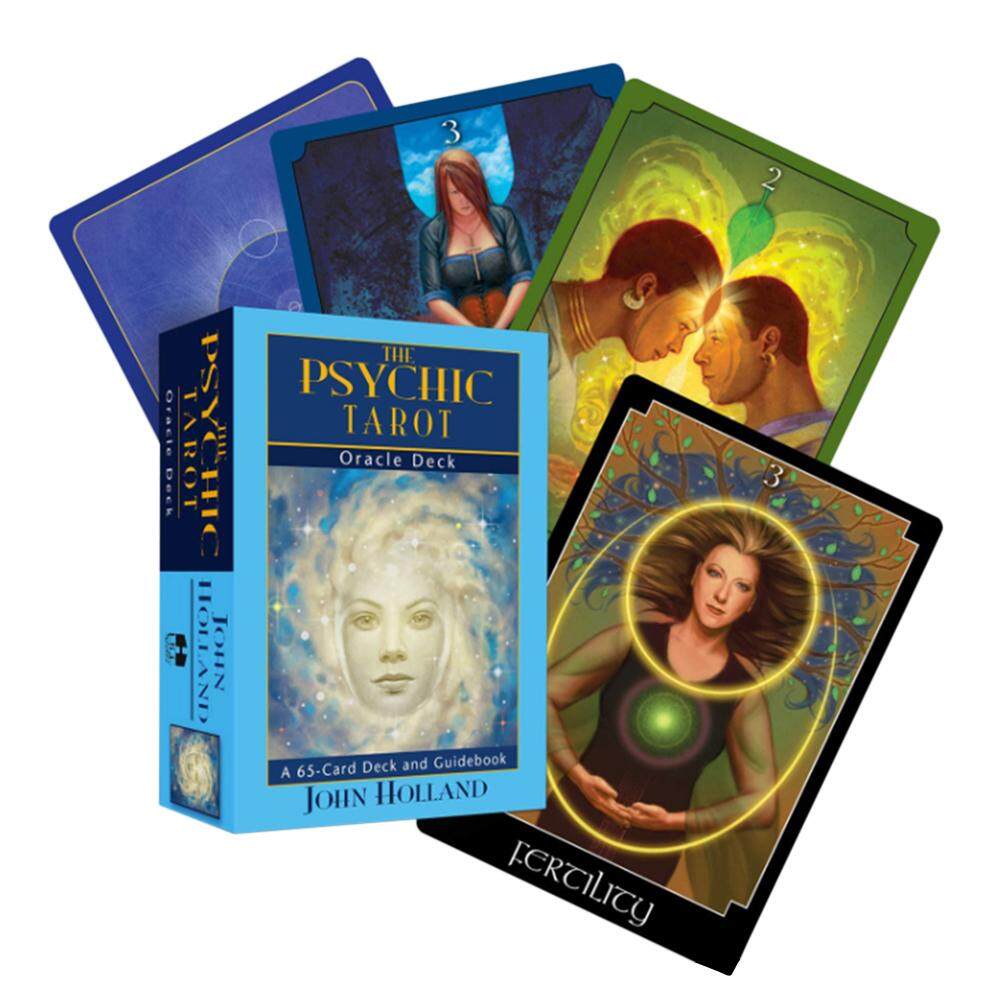 65pc The Gold-plated Series The Psychic Tarot Cards Deck Table Oracle
