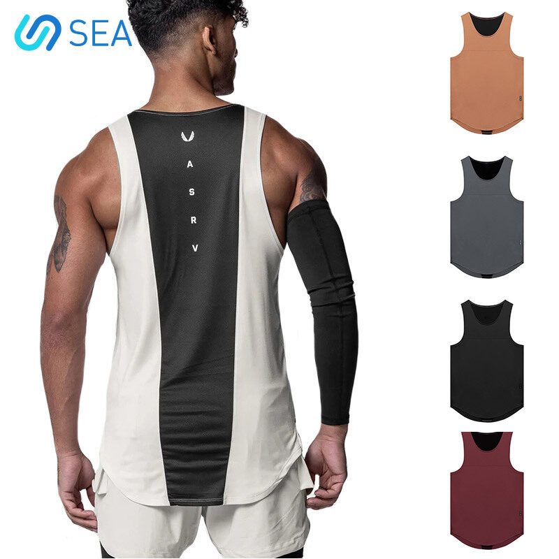 St áo vest nam - áo gi lê nam nhanh khô áo thể thao lụa băng