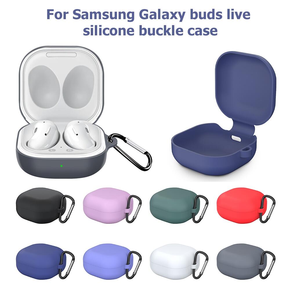 Ốp Bảo Vệ Silicon Mềm Cho Tai Nghe Bluetooth Không Dây Samsung Galaxy Buds Live Bán Chạy Đơn Giản Cho Samsung Galaxy Buds 2 / Buds Pro Phụ Kiện Hộp Sạc