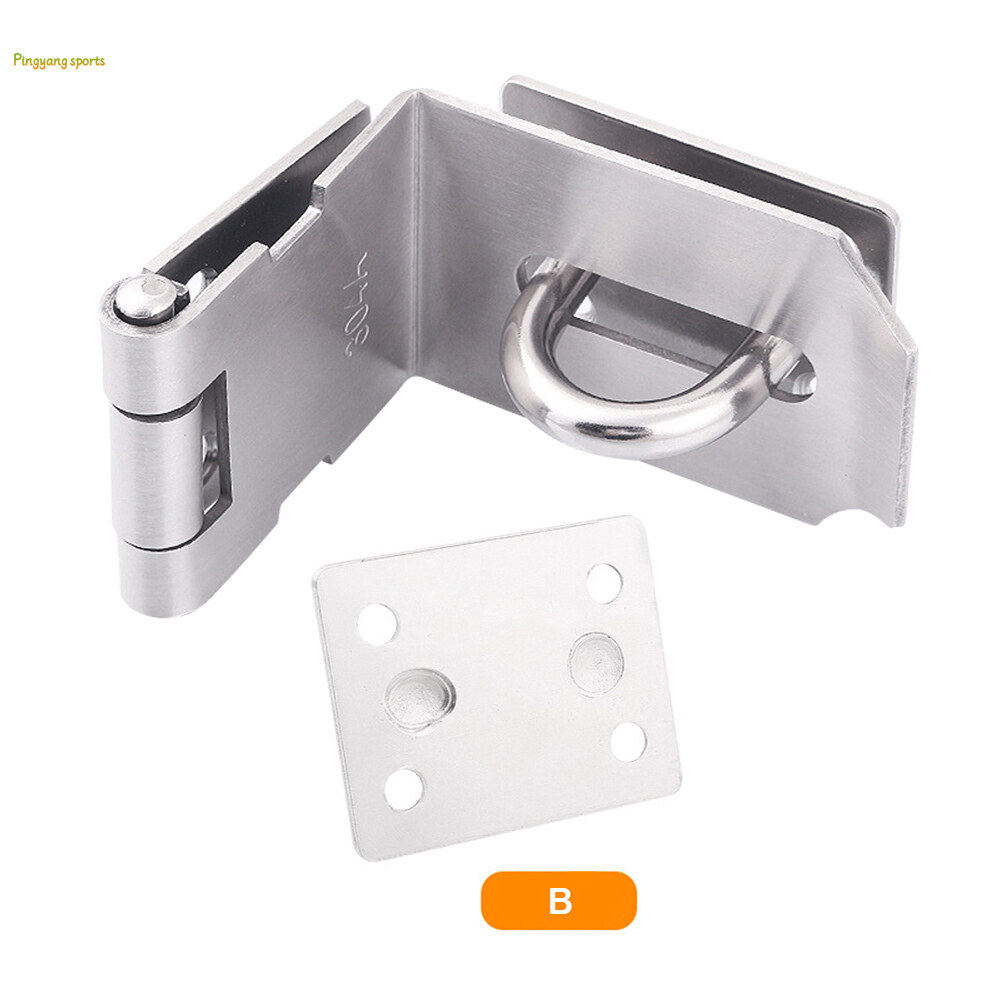Cửa trượt Barn door90 độ khóa bản lề thép không gỉ, 90 độ, góc an toàn, bền cửa ti-m 90 độ an toàn góc chốt khóa cho đẩy trượt Barn doorpush khóa bản lề thép không gỉ, 90 độ, góc chốt khóa an toàn, bền