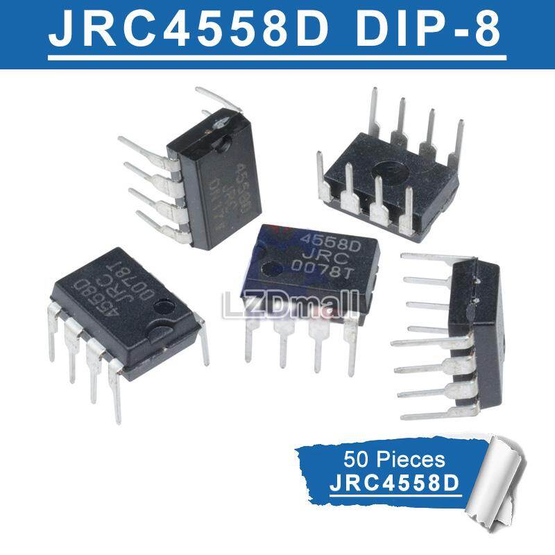 50 Chiếc 4558D JRC4558D DIP-8 JRC4558 NJM4558D 4558 JRC4558 NJM4558 DIP8 IC Op Kép Bộ Khuếch Đại Amp Mới