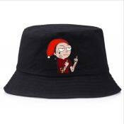 2020 cartoon rick morty panama bucket hat men women summer funny cartoon bucket cap bob hat hip hop fisherman hat