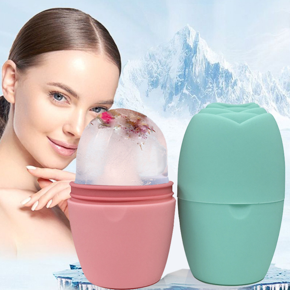 Cốc mát xa đá con lăn tái sử dụng dụng cụ bôi đá mặt dụng cụ chăm sóc da
