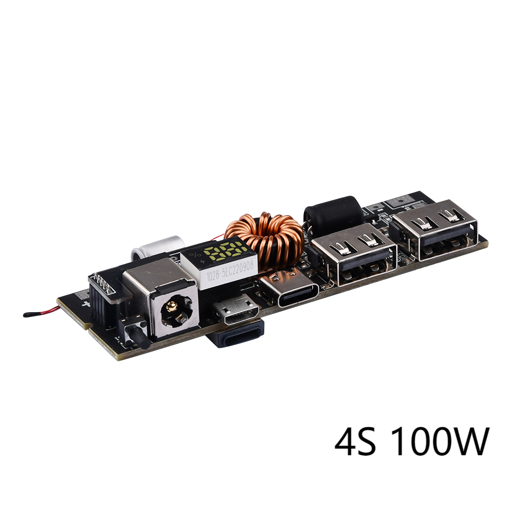 Foriot Mô-đun PD 3S 65W 4S/5S 100W PD 21700 Bảng Sạc Sạc Nhanh Kép 6 Cổng Sạc Dự Phòng Di Động Bảng