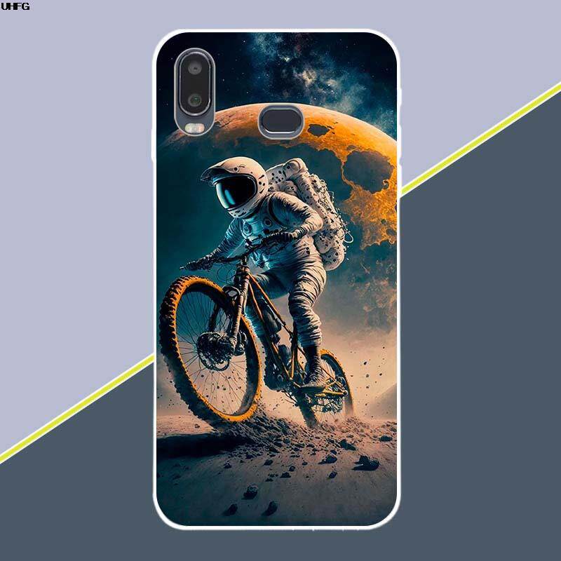 Cho Samsung Galaxy A6S hình Phi Hành Gia silicon mềm vỏ TPU Bìa
