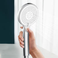 JOMOO 3 Modes High Pressure Shower Head One-Button Stop Water showerhead Water Saving SPA Nozzle Anti-aging Durable Bathroom Accessories【SG Stock】
