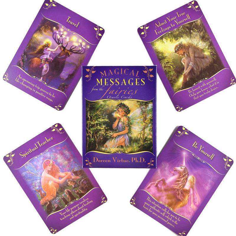 Magical Messages From The Fairies Oracle Cards Leisure Party Table Fortune