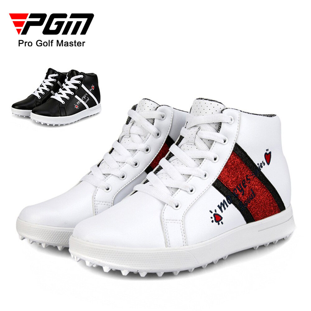 PGM Giày Chơi Gôn Giày Tăng Chiều Cao Bên Trong Cổ Cao Cho Nữ Giày Nữ Giày Không Thấm Nước Giày Chơi Gôn