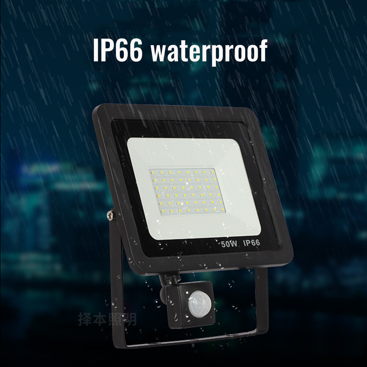 Generic 20W100W Floodlight PIR Motion Sensor Outdoor Security LED