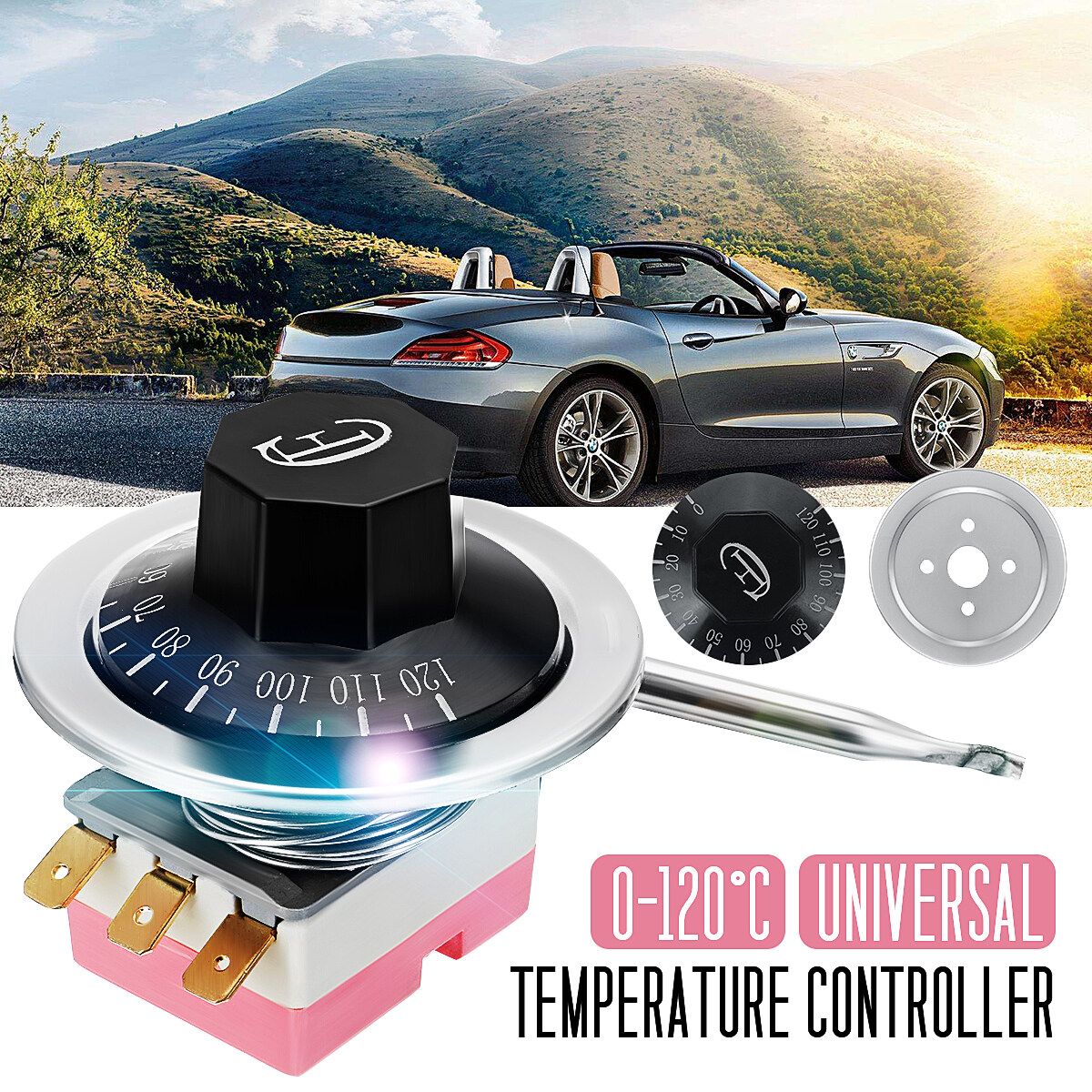 Generic Capillary Thermostat Cooling Fan Control Switch UNIVERSA