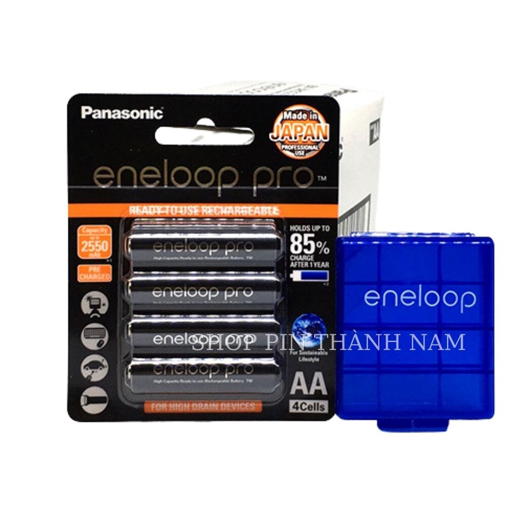 Pin sạc Eneloop Panasonic Pro 2550mAh vỉ 4 viên