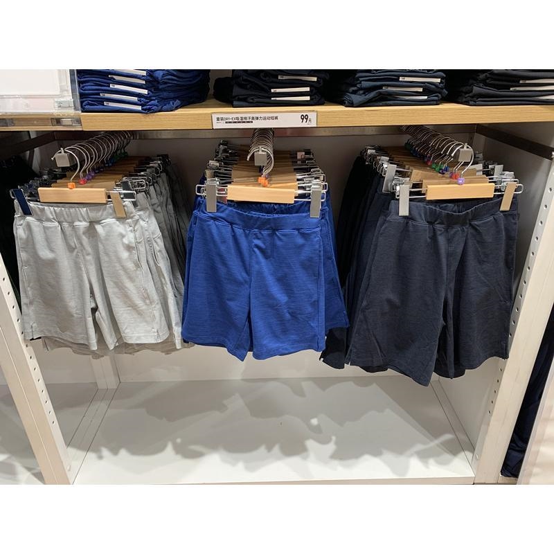 UNIQLO ชุดกางเกงกีฬาขาสั้นยางยืดหยุ่นสูงแห้งเร็วสำหรับฤดูร้อนของญี่ปุ่น Y454520เด็กชายและเด็กหญิงกางเกงทรงหลวมลำลอง ราคา  698 บาท*ส่งฟรี