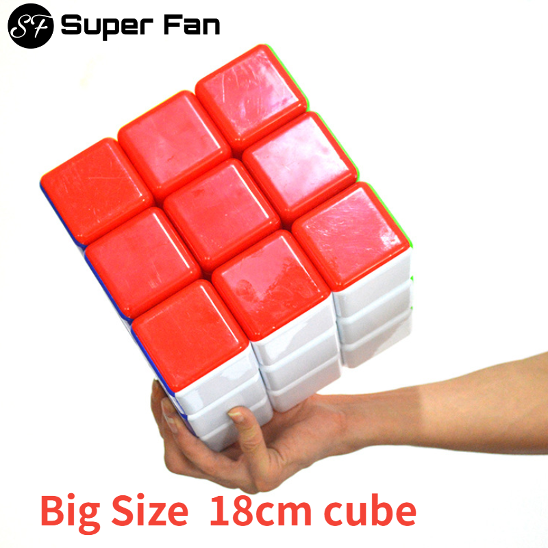 Heshu siêu lớn Rubik sáng tạo hình khối màu 18cm 3x3x3 cho trẻ em