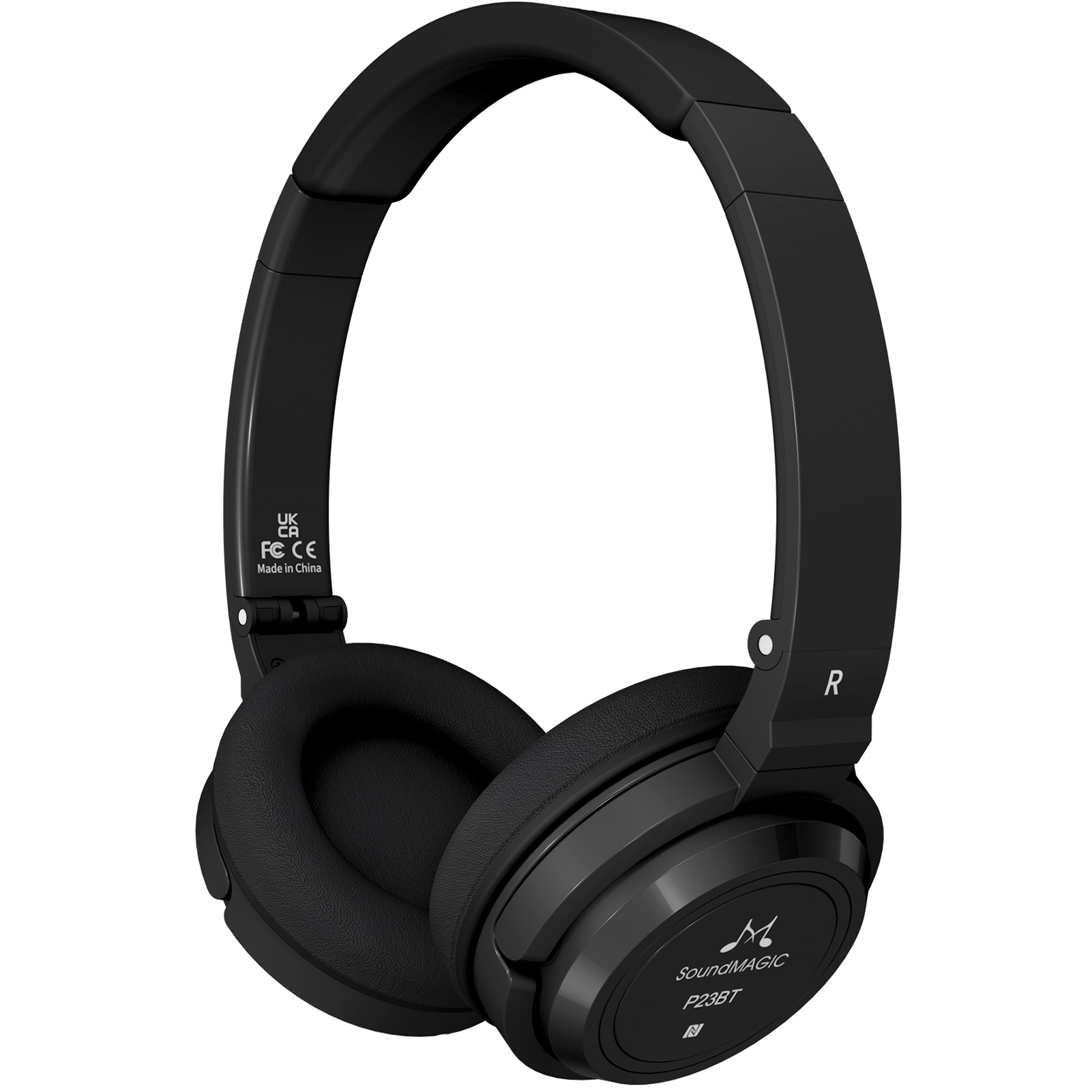 SoundMAGIC Tai Nghe Bluetooth Đeo Tai Tiện Dụng P23BT Micrô Khử Tiếng Ồn CVC Kết Nối Tín Hiệu Không Dây Ổn Định Âm Thanh HiFi Thời Gian Phát Lâu Với Cáp Có Thể Tháo Rời Để Chơi Game Màu Đen