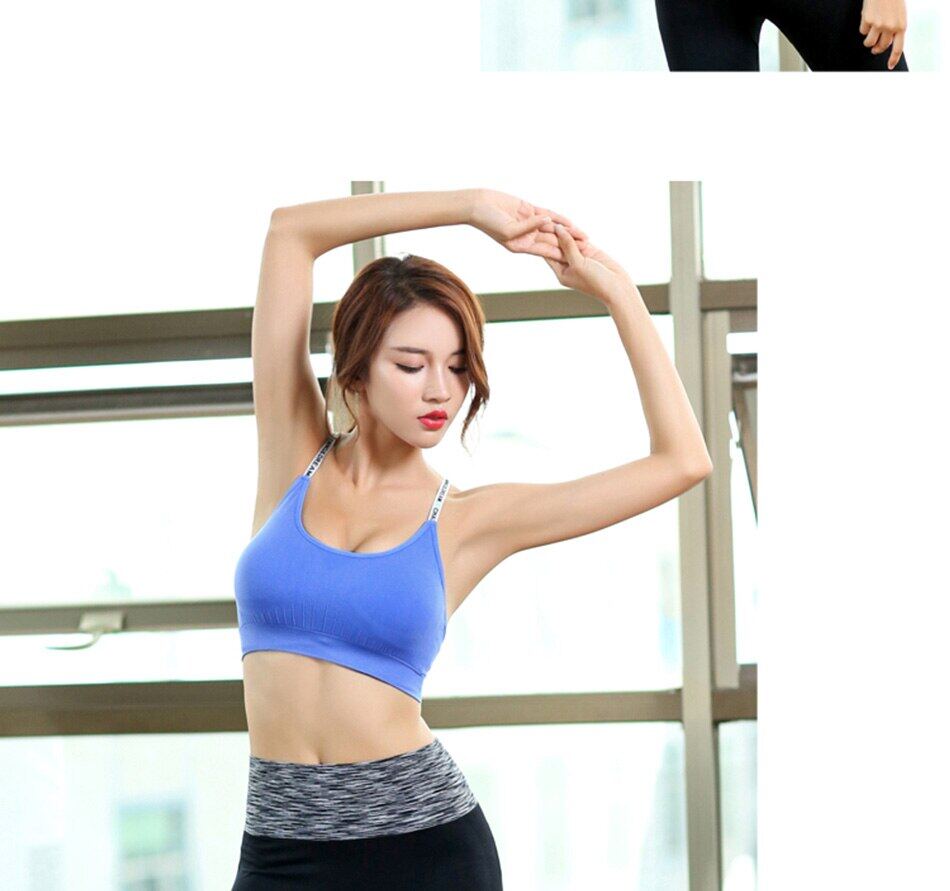 SUPERFLOWER Sports Bra Yoga Fiess Sports Quick Drying Running Gym Training Shockproof Underwear_voghion.com