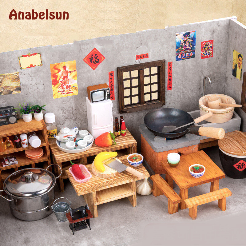 real working mini kitchen