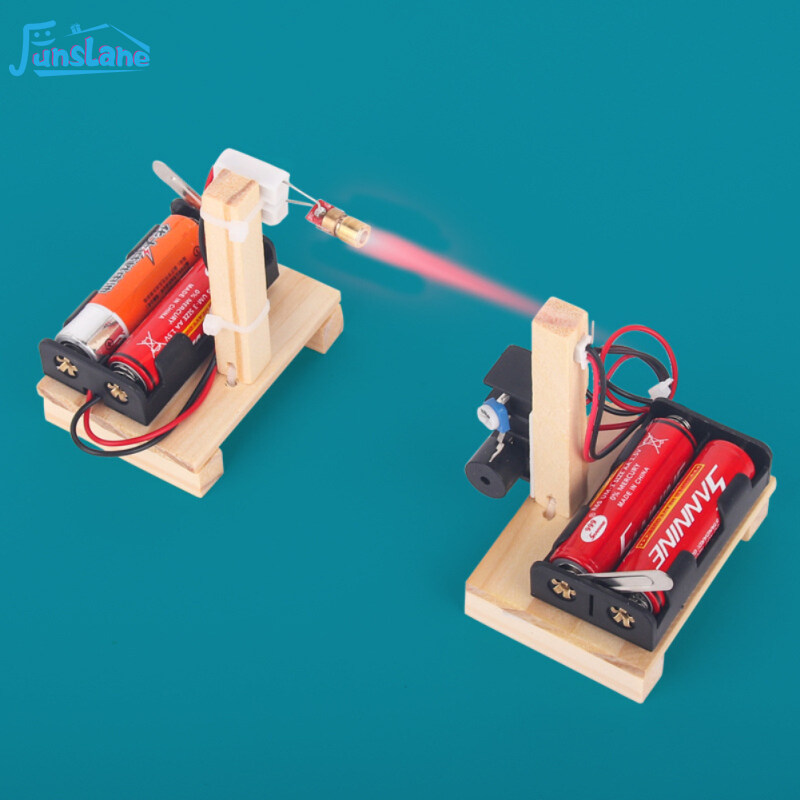 FunsLane Diy Infrared Alarm Kit Stem Toys For Children Physical Scientific